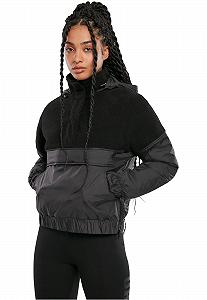 Куртка Urban Classics Sherpa Mix Pull Over Жіноча - Фото 1