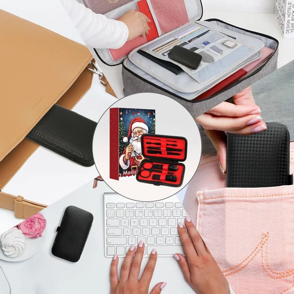 Набор для маникюра и педикюра, 7 шт., из нержавеющей стали, фото №5