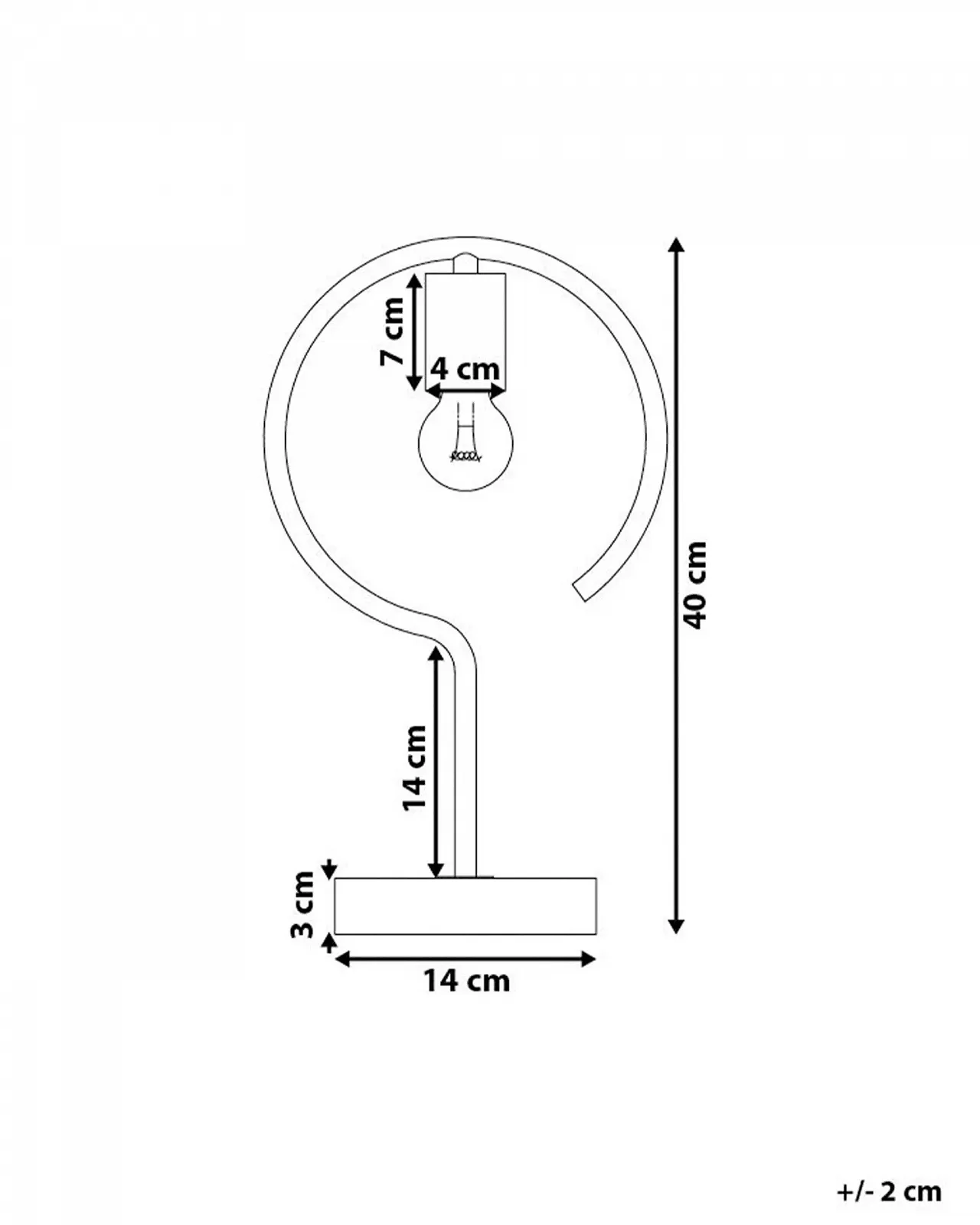 Настільна лампа Jucar Minimalist Open Lampshade Метал/Бетон Латунь, фото №3