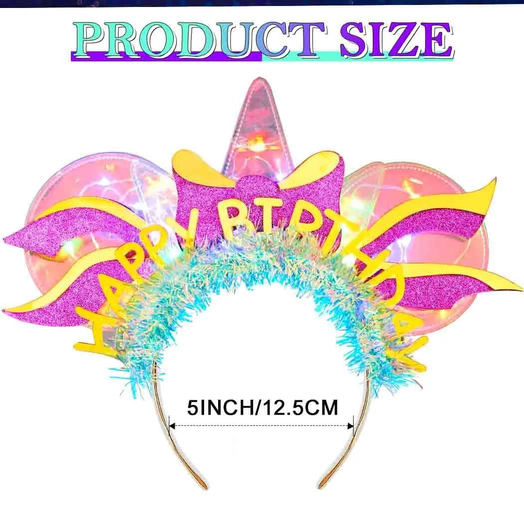 Світлодіодна Обруч на Голову на День Народження, фото №5