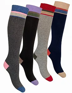 Жіночі гольфи Без бренду One Size Бавовна (4 пари) - Зроблено в Італії - Фото 1