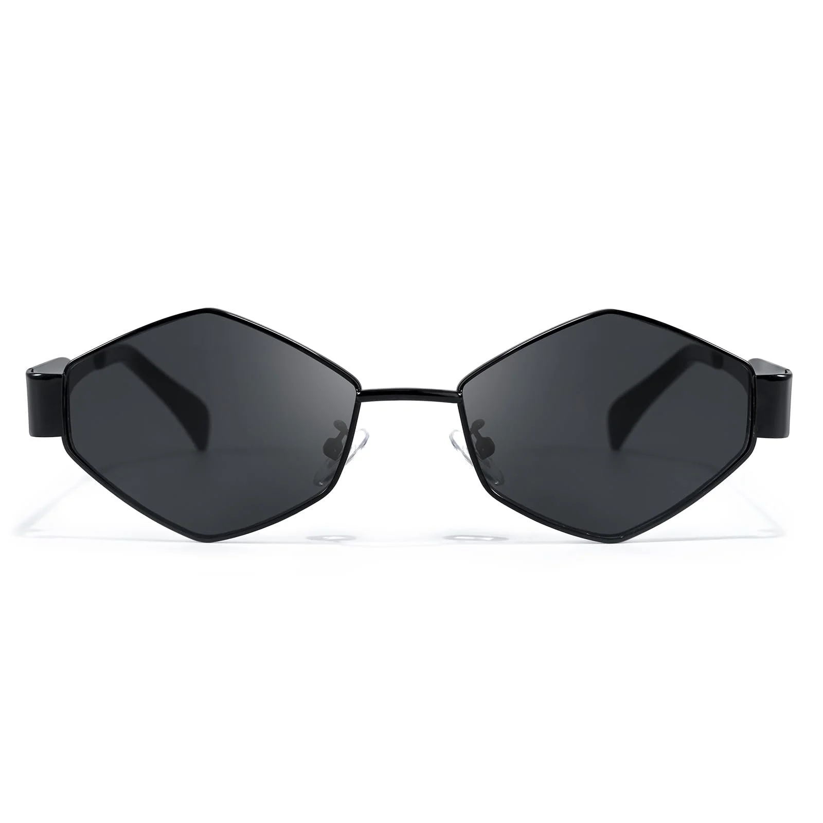 Солнцезащитные очки Женские SODQW Шестиугольная Металлическая оправа UV400, фото №1