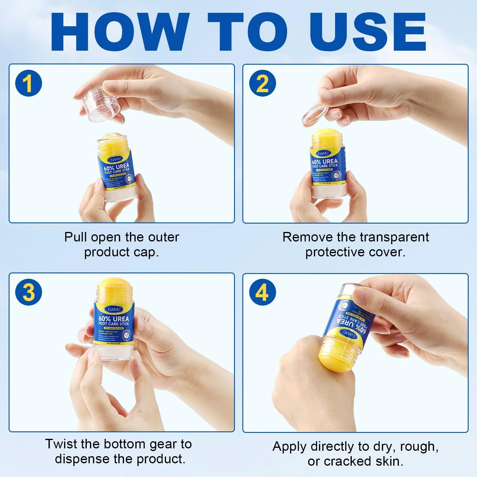 Крем для ног с мочевиной 60% для сухой кожи и пяток 2 шт, фото №7