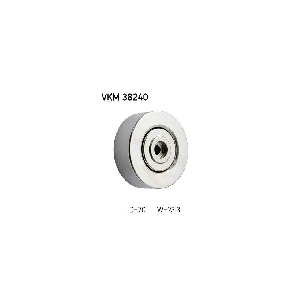 Ролик обвідний/напрямний поліклинового ременя SKF VKM 38240 для BMW OPEL ROVER лівий, фото №1