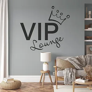 Наклейка на стіну GRAZDesign VIP Lounge Luxury 64 x 57 см 010 Біла - Фото 1