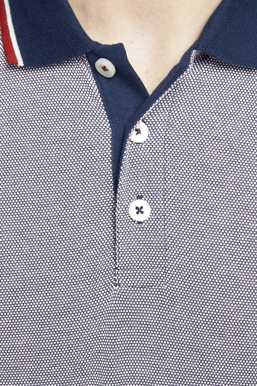 Рубашка-поло Jack&Jones JPRBLUWIN POLO SS NOOS 12169064 Mood Indigo, Серая, размер 2XL, фото №4