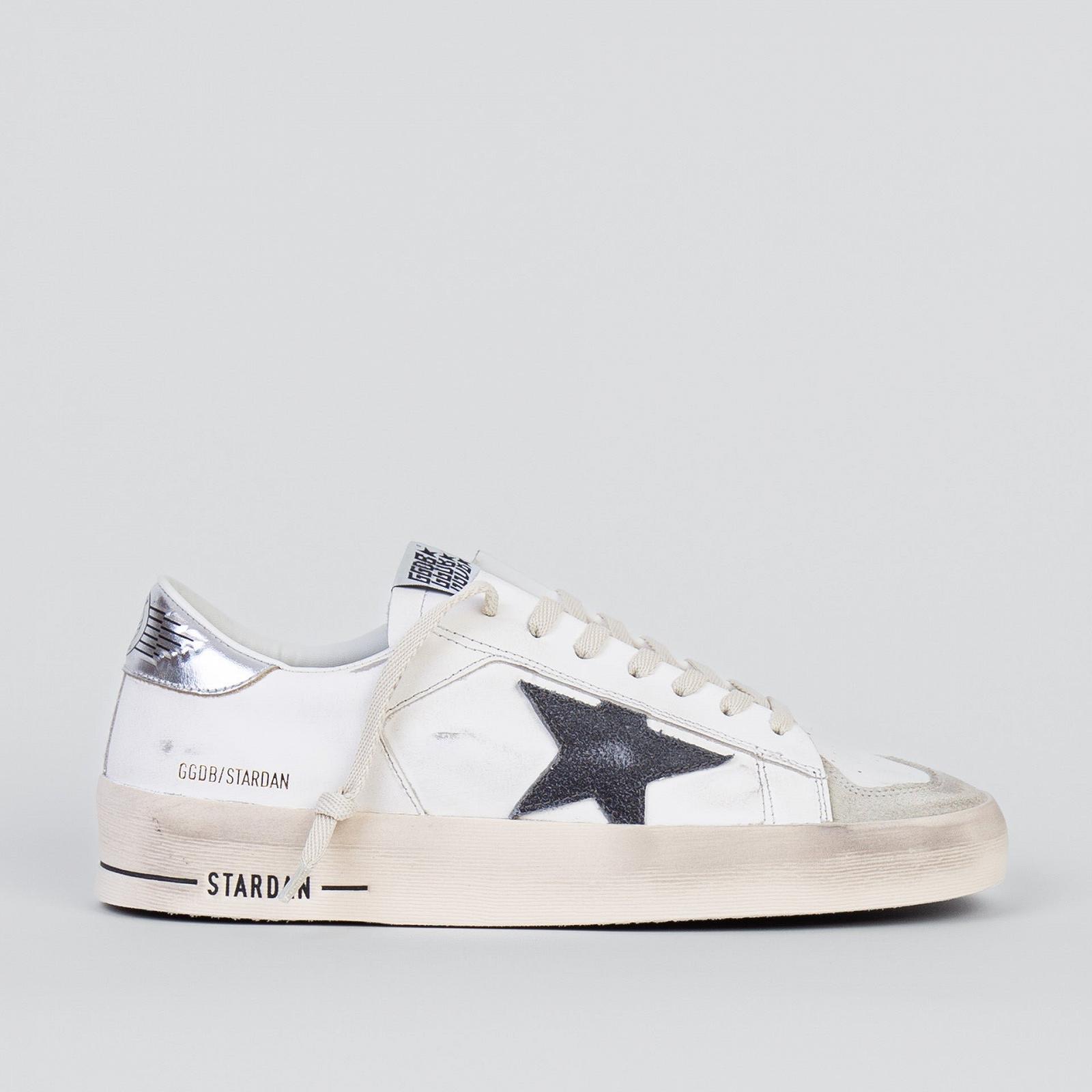 Кросівки Golden goose Stardan Leather Low Top Sneakers White Grey 44, фото №1