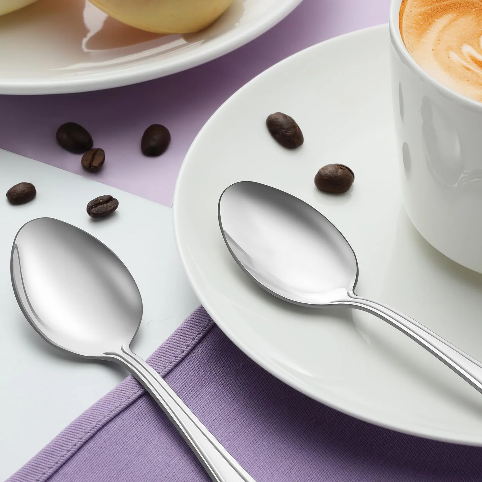 Ложка чайна з нержавіючої сталі Набір з 24 штук 14 см, фото №3