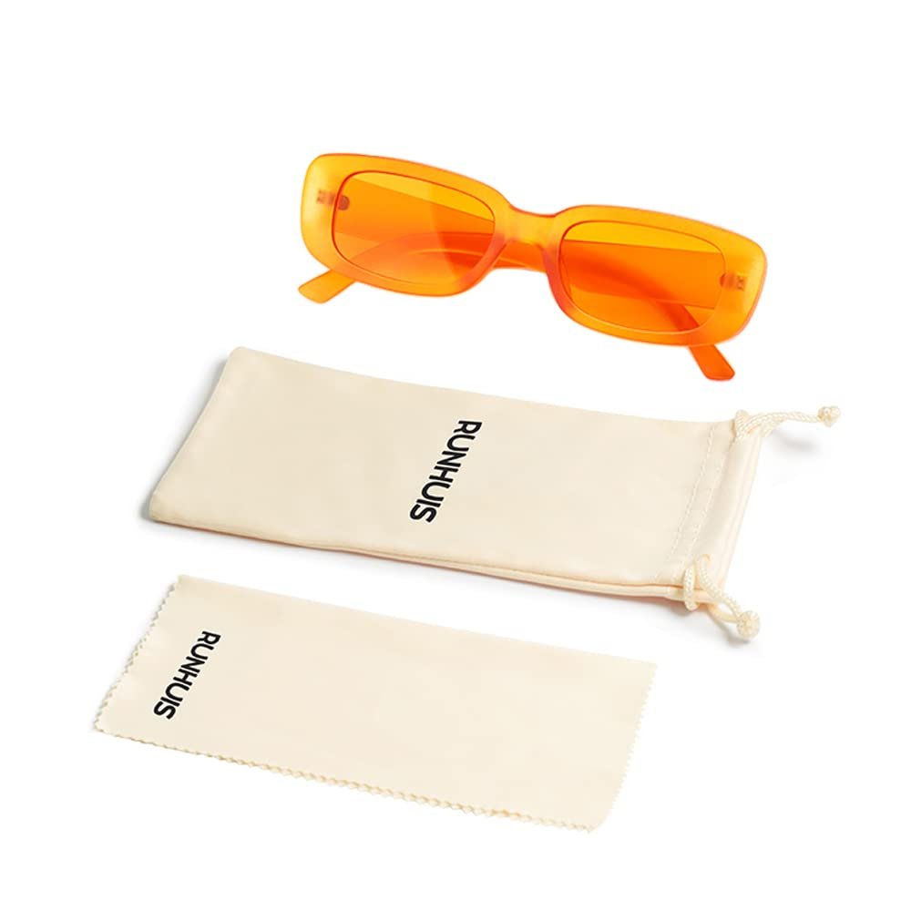 Сонцезахисні окуляри Прямокутні Ретро RUNHUIS для Жінок та Чоловіків, Великі, фото №6 Сонцезахисні окуляри Прямокутні Ретро RUNHUIS для Жінок та Чоловіків, Великі, фото №6