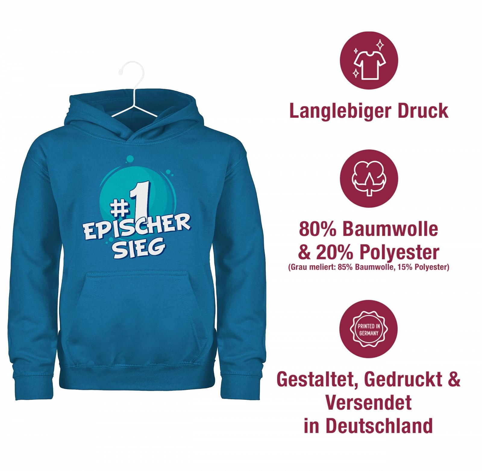 Худи Shirtracer #1 Epic Victory для девочек и мальчиков, фото №6