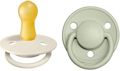Набор пустышек BIBS De Lux ‎Ivory/Sage 190223, фото №1