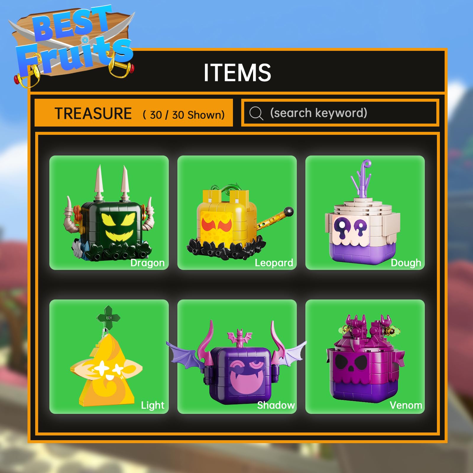 Набір ZIQILIGHTING Box Fruits Play Building Blocks Kit 493 шт., фото №3