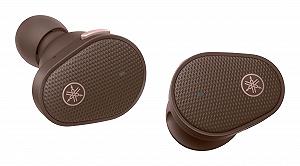 Наушники Yamaha TW-E5B True Wireless - Вкладыши в зарядном чехле с True Sound, aptX Adaptive, Game Mode, Ambient Sound, Listening Care и Встроенным микрофоном Коричневый synthetic.ua - Фото 1