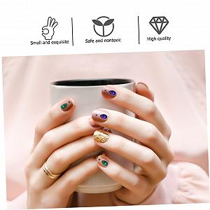Healeved Стрази для DIY дизайну нігтів для жінок та вечірок Унікальний та міцний дизайн Універсальний synthetic.ua - Фото 1