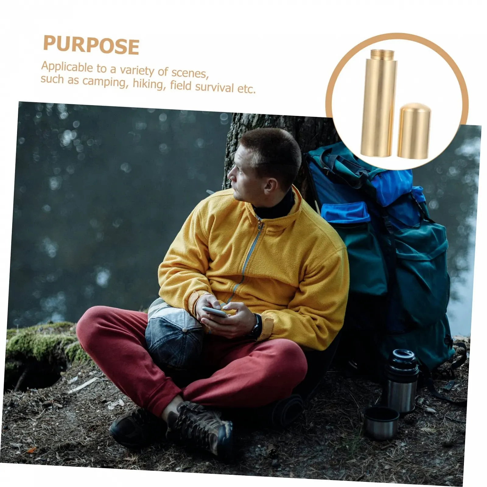 Коробка YARNOW, 4 шт, вуличний контейнер, міцний тримач для виживання, вулична латунь, фото №5