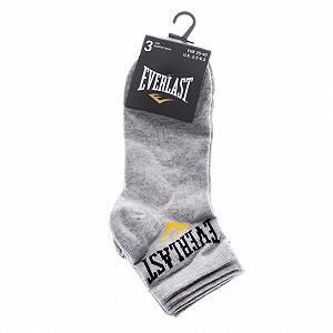 Носки Everlast QUARTER 3 PAIR Серый 35-40 synthetic.ua - Фото 1