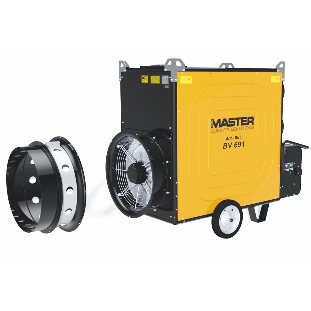 Дизельний обігрівач Master Heylo BV 691 - непрямого нагріву 225кВт, фото №4