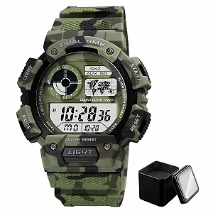 Чоловічий цифровий кварцовий годинник ROSEBEAR, 50 м водонепроникний synthetic.ua - Фото 1