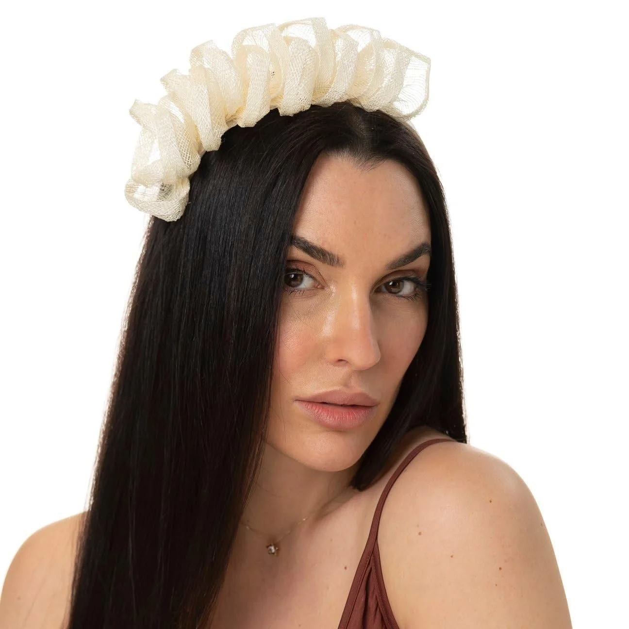 Обруч Seeberger Vinalea Sinamay Аксесуар для волосся Fascinator, фото №2 Обруч Seeberger Vinalea Sinamay Аксесуар для волосся Fascinator, фото №2