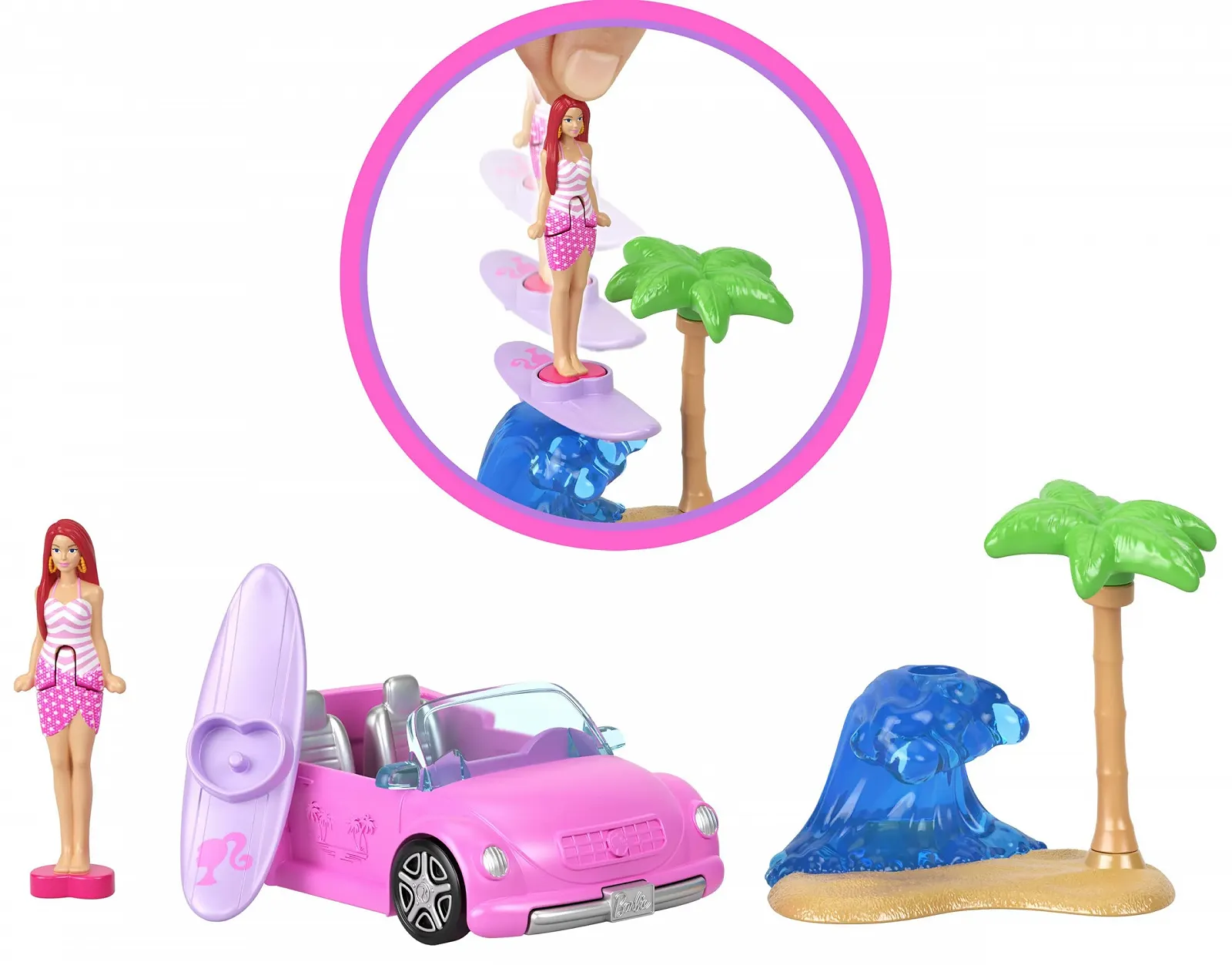 Набір іграшок Barbie Mini BarbieLand / З маленькою лялькою та автомобілем / Від 4 років, фото №1