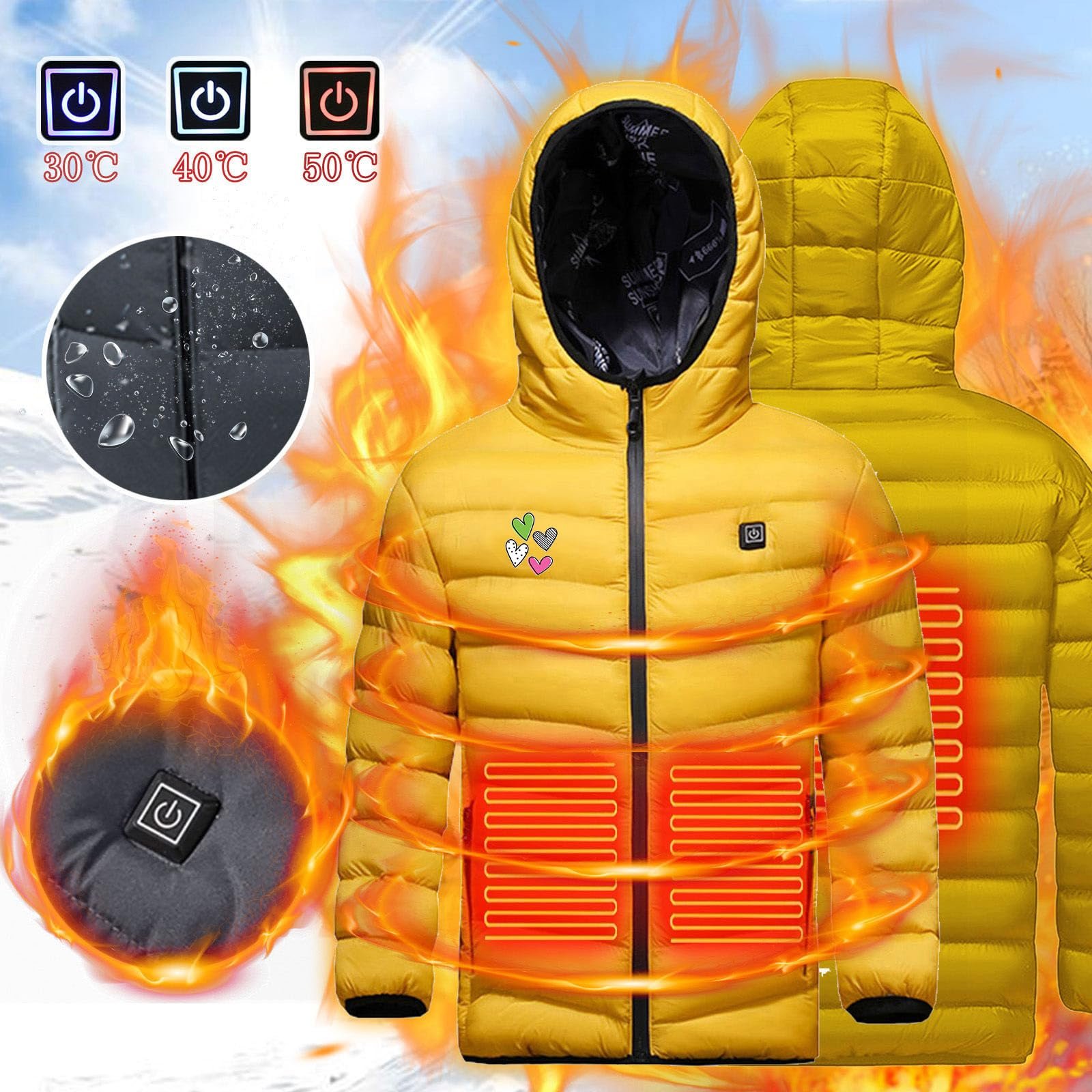 Куртка с электроподогревом Wyongtao для детей, фото №2 Куртка с электроподогревом Wyongtao для детей, фото №2