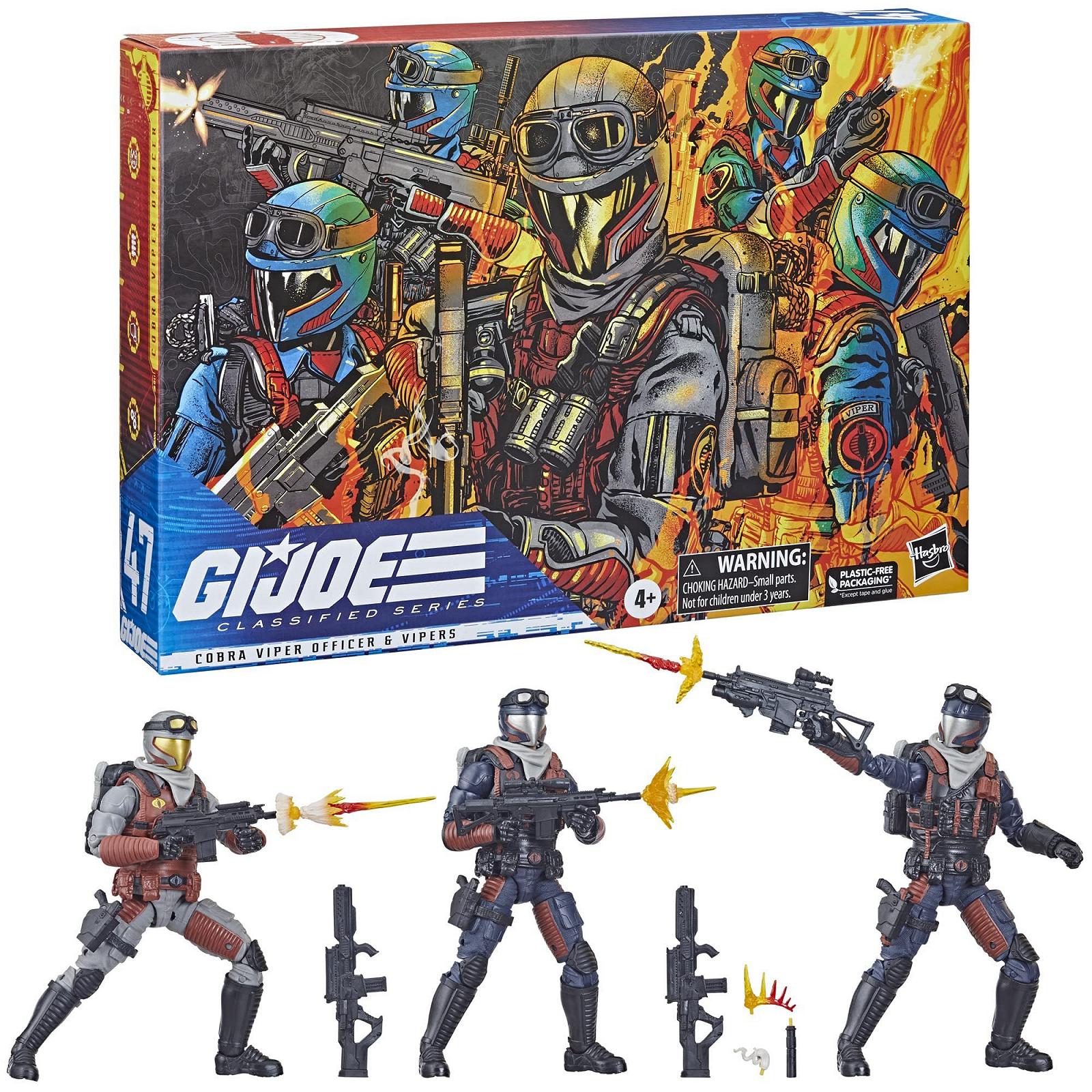 Фігурка G.I. Joe Classified Series Cobra Viper Officer & Vipers, багатокольоровий, фото №4