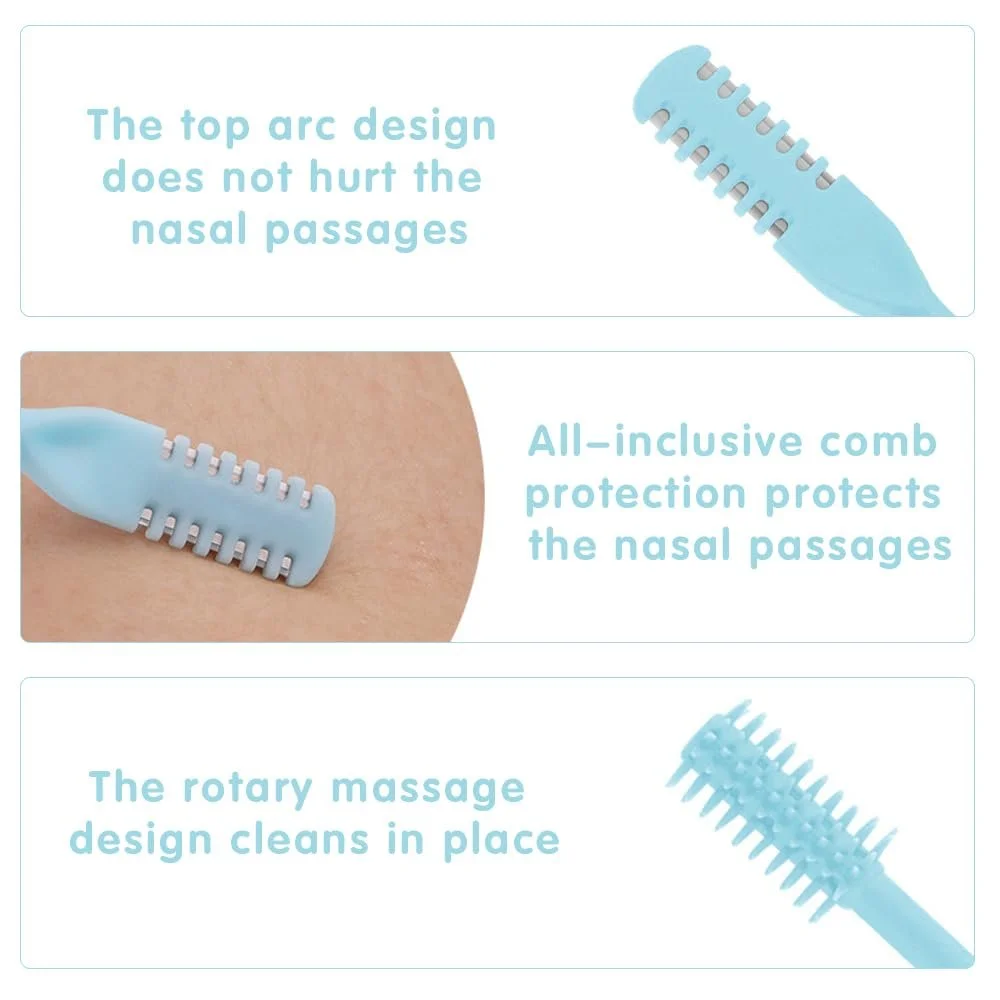 Тример XPJBKC 2-в-1 12 штук 2024 Інструмент для видалення волосся з ніздрів, фото №4