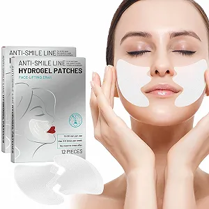 Пластыри против морщин Anti-Wrinkle против носогубных складок, 24 шт - Фото 1