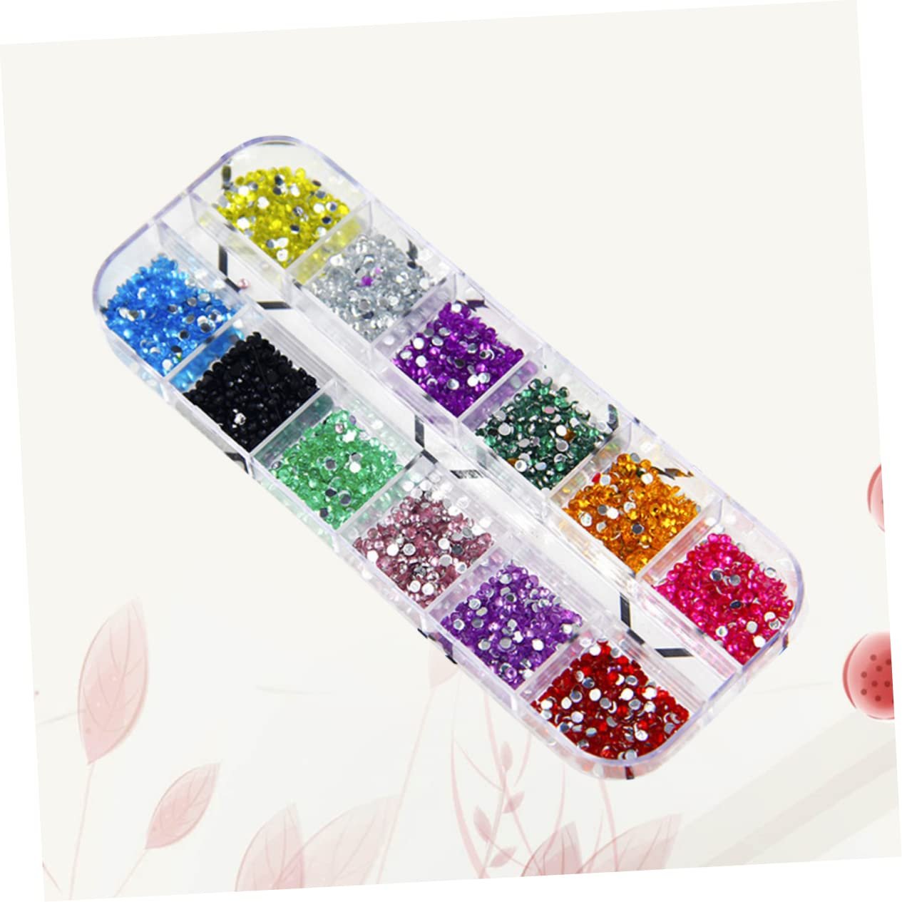Украшения для ногтей Healvian 6000 шт, 12 аппликаций, декор стразами, кристалл, фото №6