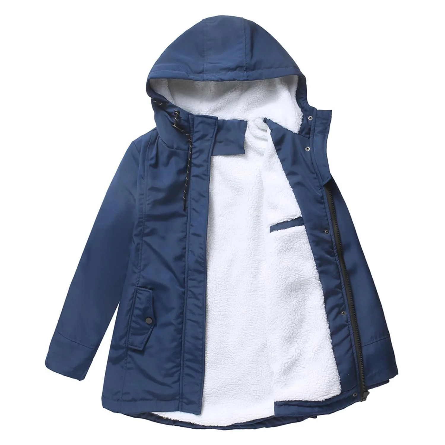 Женская зимняя куртка Petalum с капюшоном, утепленная, фото №4