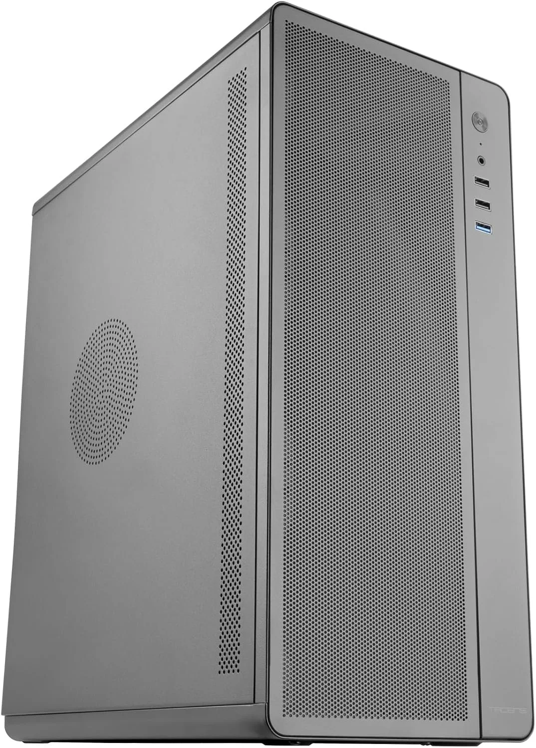 Корпус для ПК / Tacens AERO / Mid Tower / Без БЖ / Металева передня панель / Чорний, фото №1 Корпус для ПК / Tacens AERO / Mid Tower / Без БЖ / Металева передня панель / Чорний, фото №1