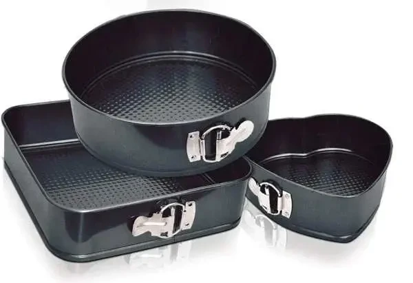 Набор разъемных форм для выпечки выпекания коржей тортов кексов сердце круг квадрат UNIQUE UN-1703 3 в 1, фото №3 Набор разъемных форм для выпечки выпекания коржей тортов кексов сердце круг квадрат UNIQUE UN-1703 3 в 1, фото №3