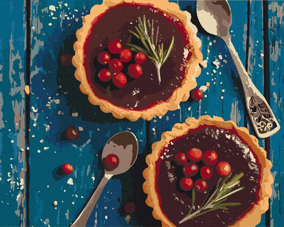 Картина по номерам Art Craft "Брусничная корзина" 40х50 см 12009-AC, фото №1