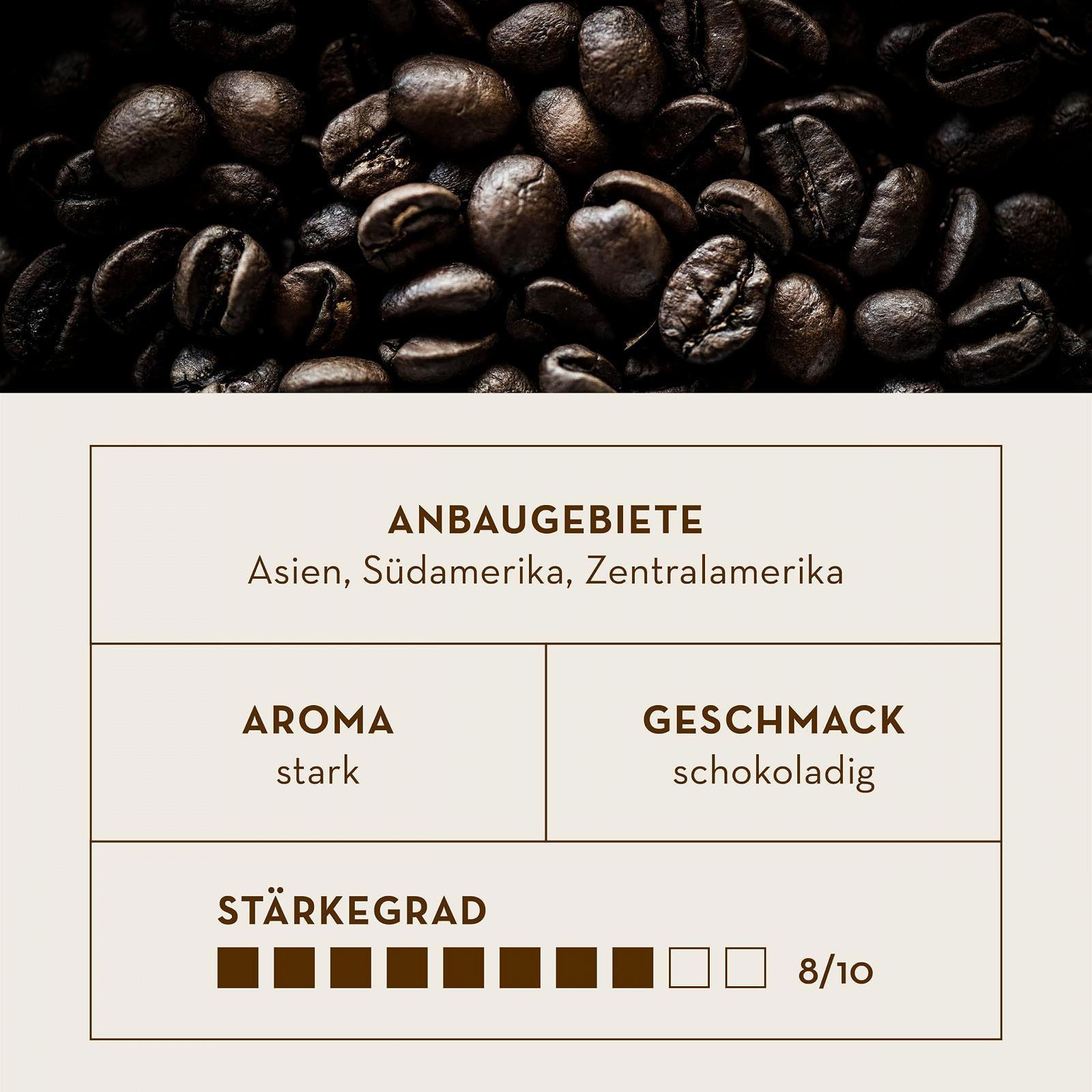 Кава в зернах J. Hornig Espresso Bio & Fairtrade Caffè Crema Bio 1 кг Шоколадний смак, фото №6