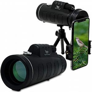 Монокуляр Full-Field Waterproof 40x60 Висока потужність BAK4 Призма Водонепроникний HD 40x Збільшення Зум об'єктив з адаптером для смартфона та штативом - Фото 1