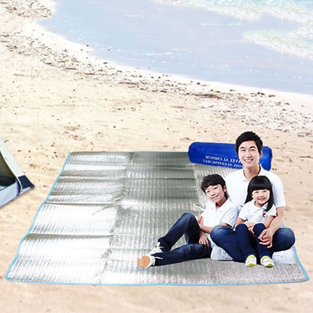 Коврик Xiaokesong Outdoor EPE Пена Анти-влажный Алюминиевый 200 x 150 см, фото №4