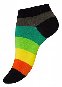 Жіночі шкарпетки Vincent Creation 8 пар Яскравий кольоровий дизайн у смужку synthetic.ua - Фото 1