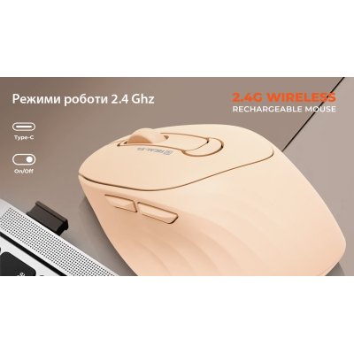 Мышка REAL-EL RM-370W Wireless (EL123200056), фото №11 Мышка REAL-EL RM-370W Wireless (EL123200056), фото №11