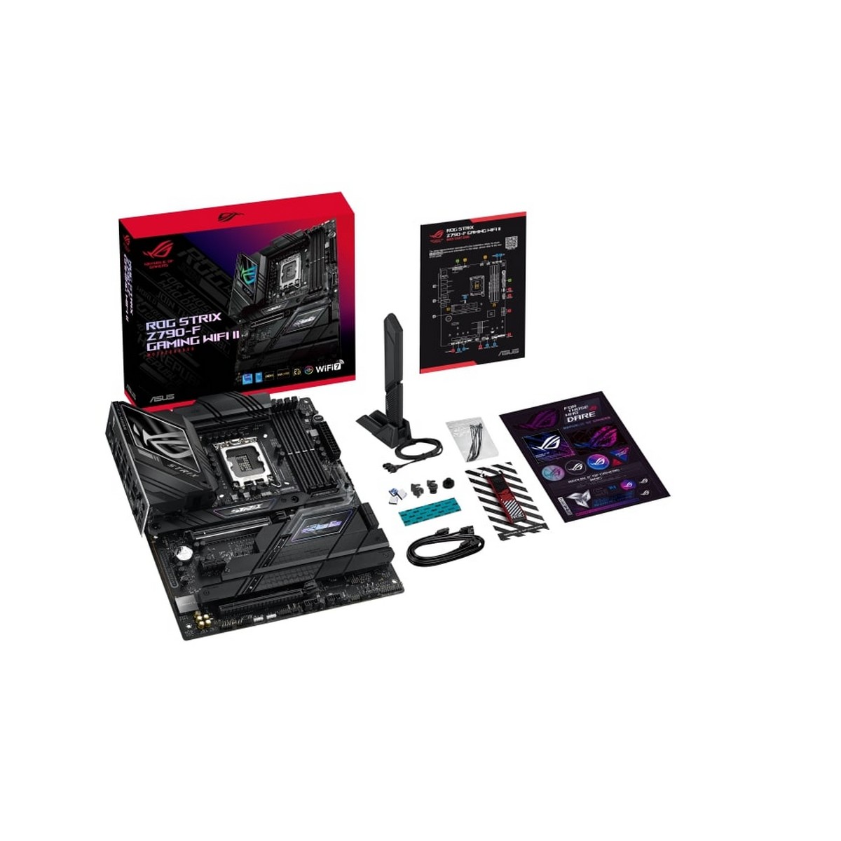 Матерінкова платка ASUS ROG STRIX Z790-F GAMING WIFI II 1700 Z790 4xDDR5 M.2 HDMI USB Type-C Wi-Fi BT, фото №9