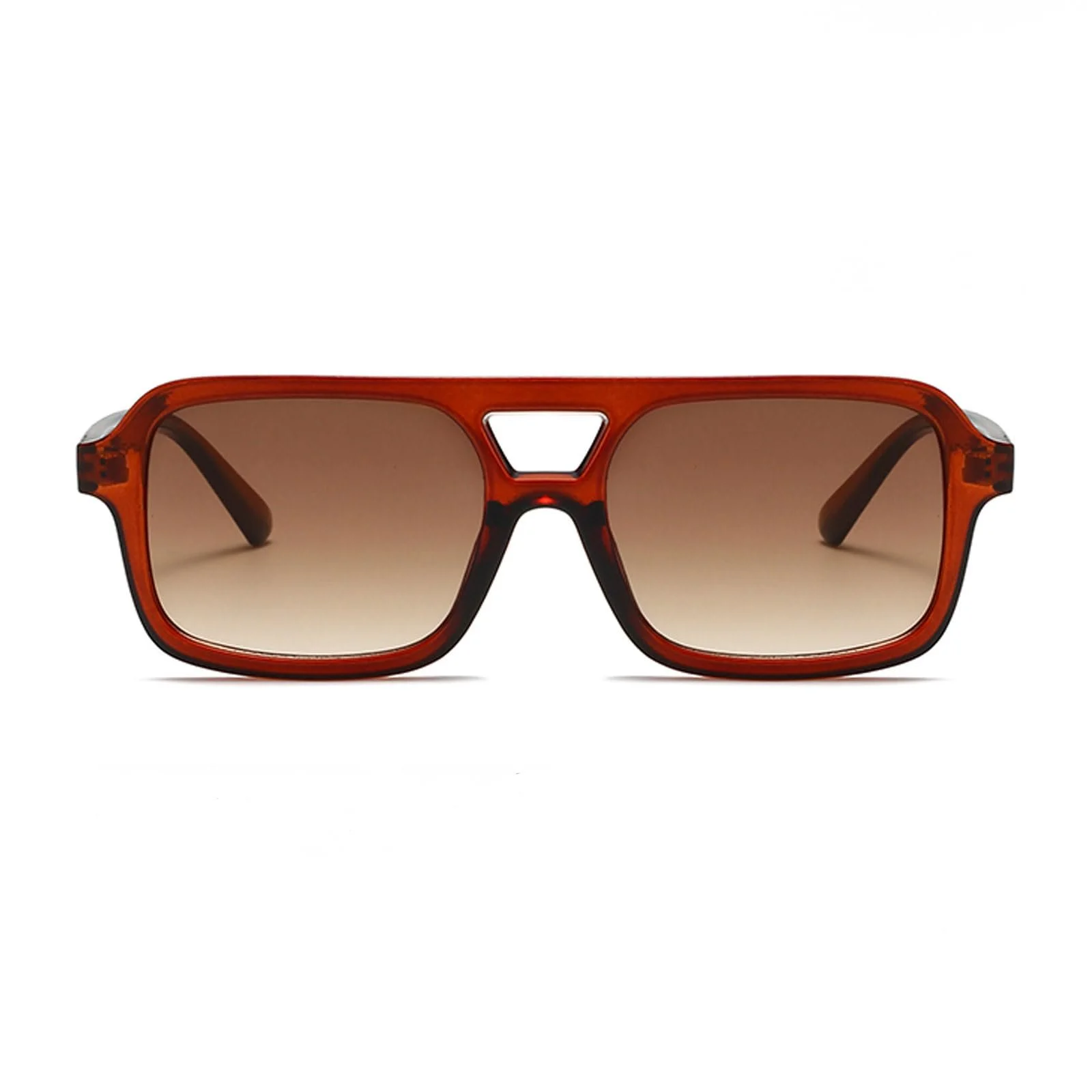 Сонцезахисні окуляри Авіатори LJCZKA Ретро Класичні 70-х Плоскі Квадратні з Подвійним Містком з UV400 Захистом, фото №2