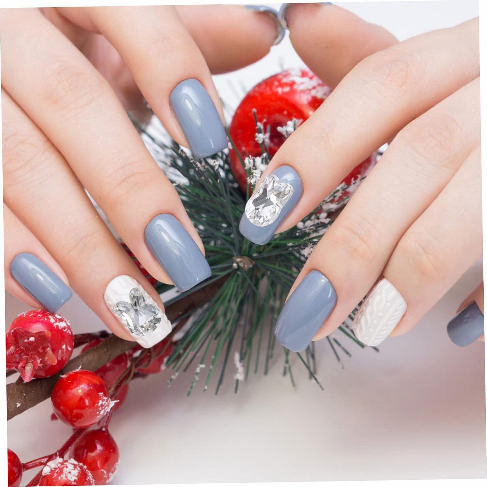 Набір прикрас для нігтів стразових наклейок для нігтів для прикраси манікюру для жінок, фото №9