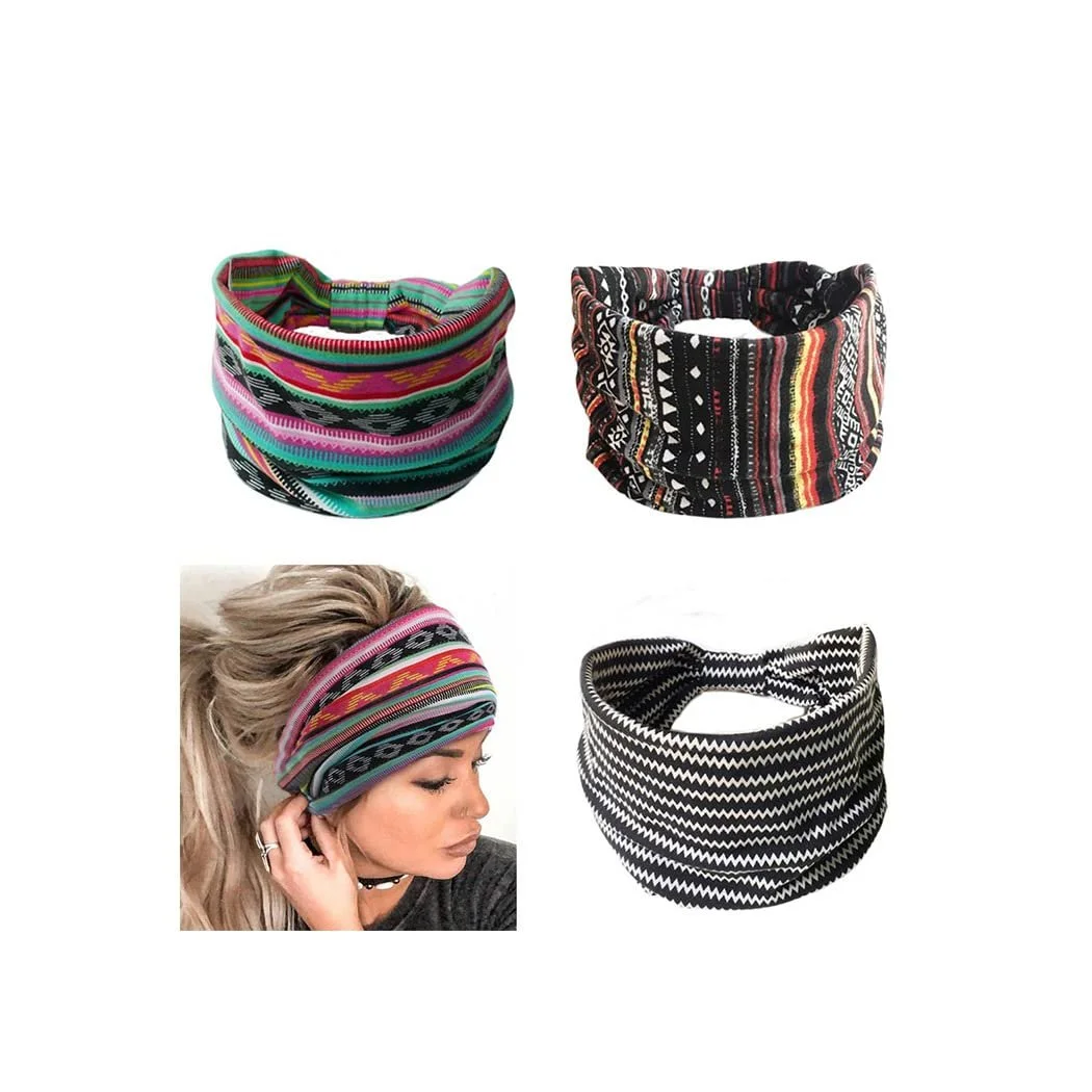 Пов'язка на голову Yean широка Богемна Жіноча, фото №1 Пов'язка на голову Yean широка Богемна Жіноча, фото №1