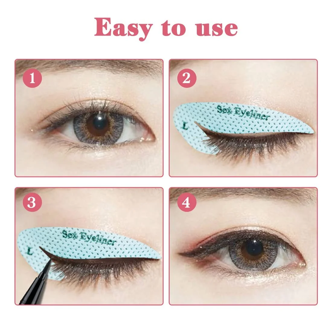 Трафареты для подводки и теней LEEQ, фото №3