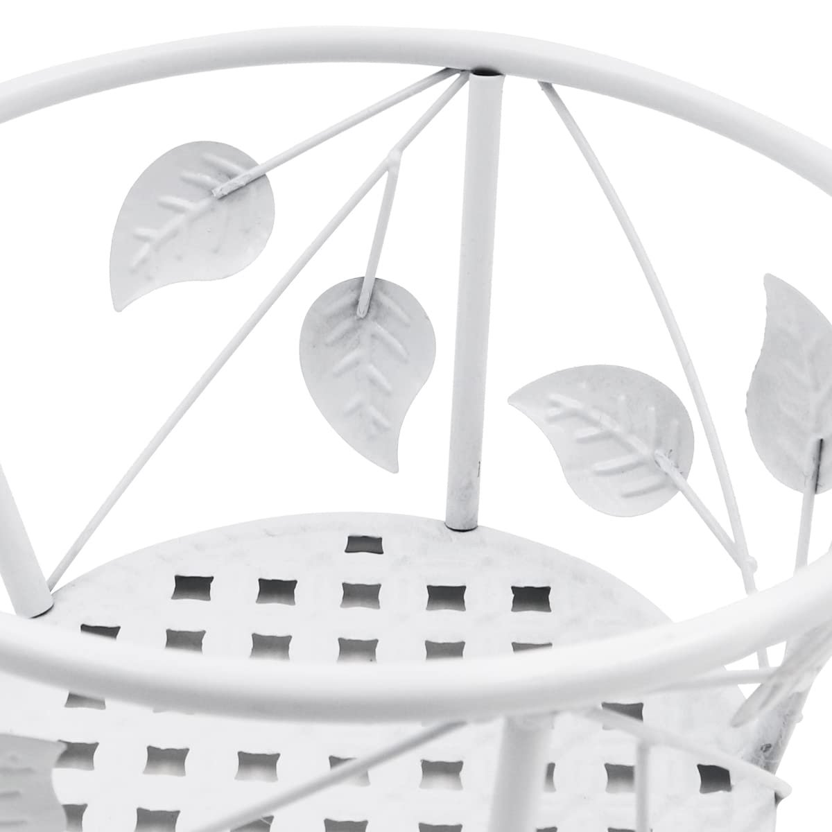 Підвісний тримач для квіткових горщиків Набір 3 шт. Круглий Для перил Залізний Для саду та балкона Білий, фото №6 Підвісний тримач для квіткових горщиків Набір 3 шт. Круглий Для перил Залізний Для саду та балкона Білий, фото №6