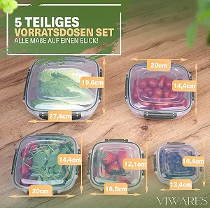 Контейнери для зберігання продуктів набір 5 шт. з кришками прозорі ціна на synthetic.ua - Фото 1 Контейнери для зберігання продуктів набір 5 шт. з кришками прозорі synthetic.ua - Фото 1
