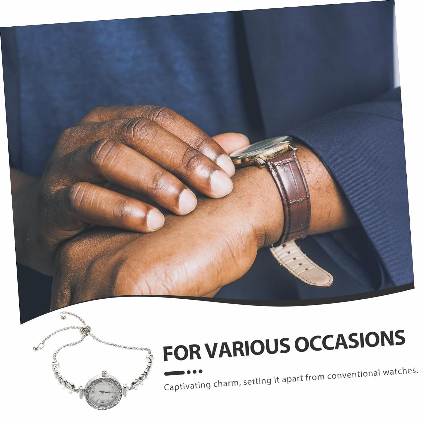 Жіночий Годинник Healvian, срібний, фото №7