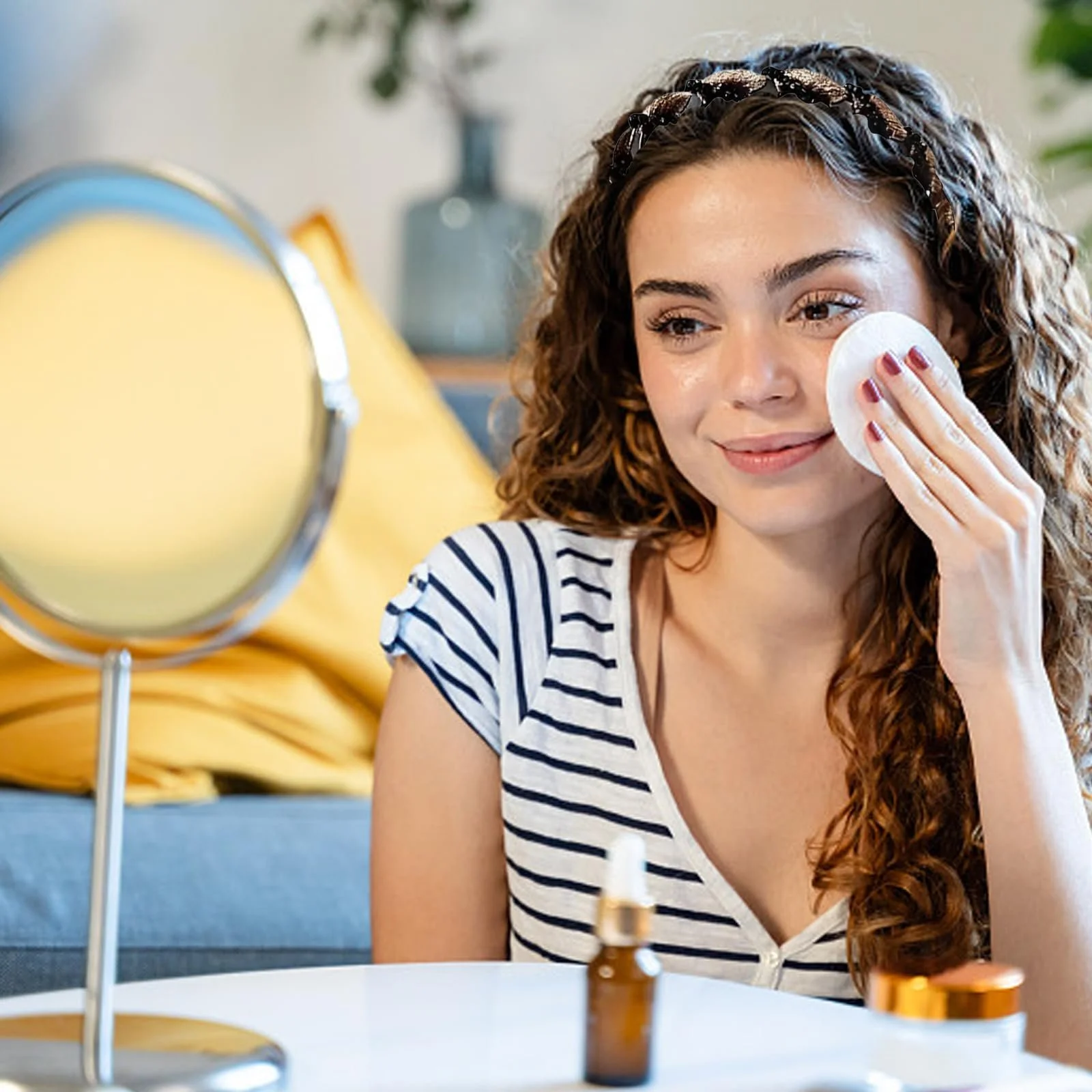 Набір з 3 елегантних жіночих обручів для волосся з зубцями, фото №6