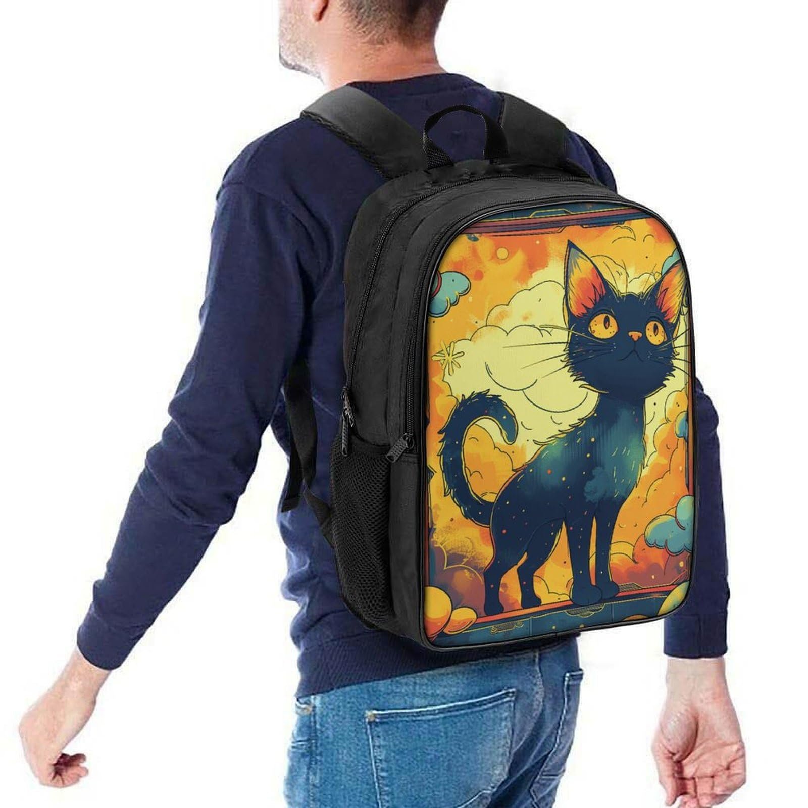Ранець DPEOANEBN Flame Cat 40x28x16см, фото №5