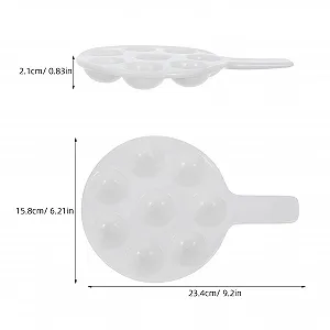 Форма для запікання равликів LIFKOME керамічна термостійка з отворами для духовки та посудомийної машини synthetic.ua - Фото 1