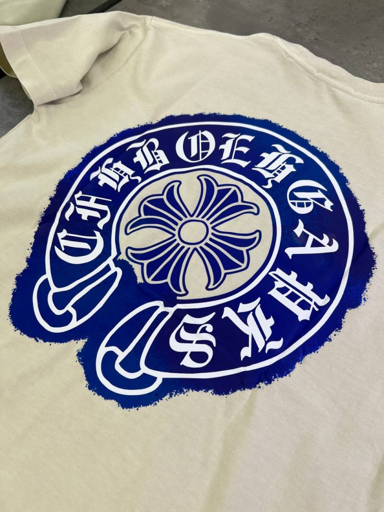 Футболка Chrome Hearts multicolor біла f667, фото №6